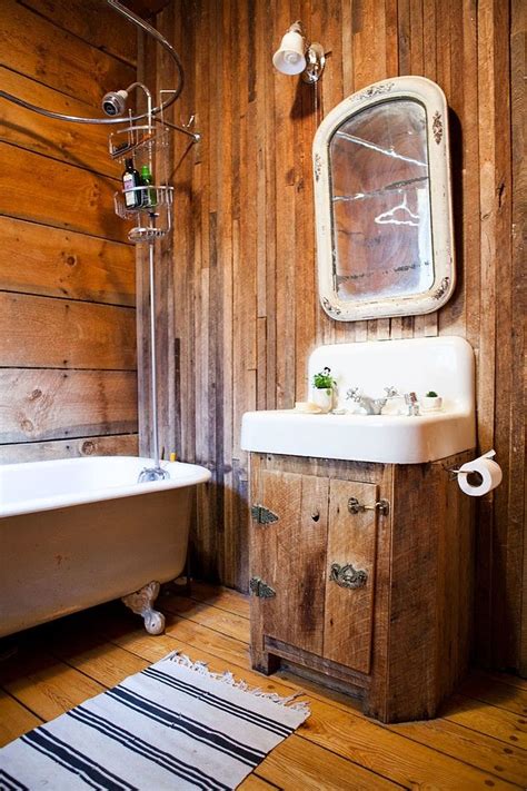 These kinds of bathrooms look excellent in cottages and period homes, where more modern it's not uncommon for bathrooms to look quite stark and clinical, but if you prefer to have a more rustic. 39 Cool Rustic Bathroom Designs | DigsDigs