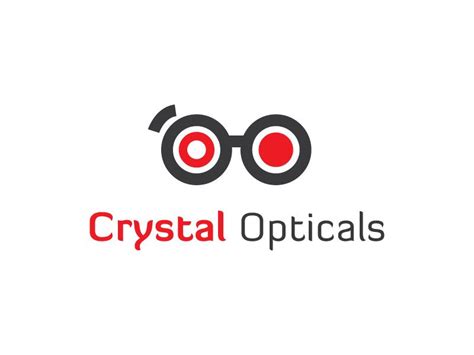 Crystal Opticals Logo Concept Logo Concept Logo Optic Logo