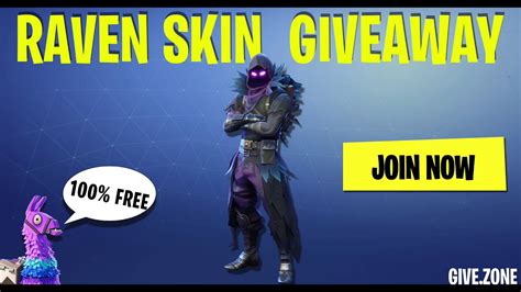 Use our latest free fortnite skins generator to get the ice king, trog, sgt. Fortnite Raven Skin Giveaway - YouTube
