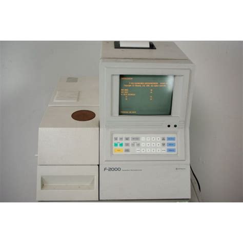 Hitachi F 2000 Fluorescence Spectrometer Fluorimeter