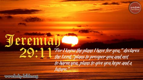 We often approach jeremiah 29:11 as a security blanket: Bible Quotes Jeremiah 29. QuotesGram