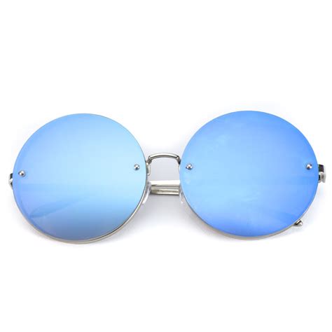 Daisy Oversized Mirrored Round Sunglasses Round Mirrored Sunglasses Round Sunglasses Sunglasses