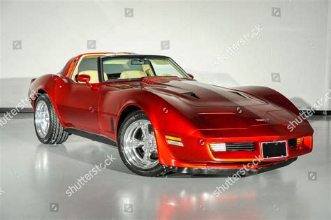 1980 Chevrolet Corvette Candy Apple Red Editorial Stock Photo Stock