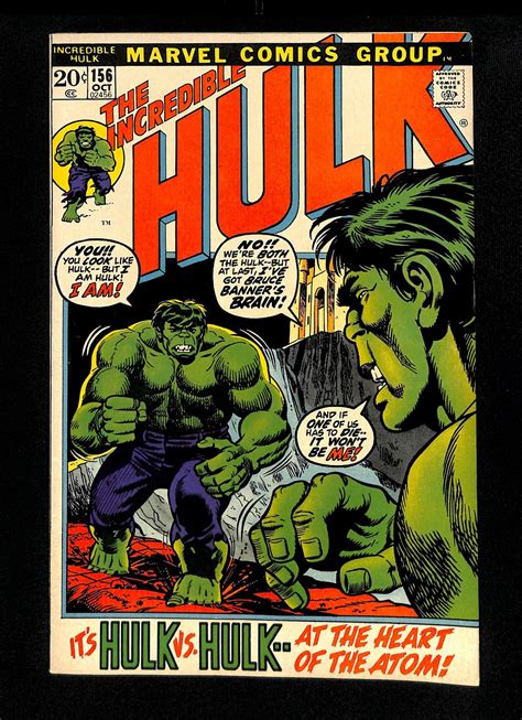 Incredible Hulk 1962 156 Full Runs And Sets Marvel Incredible Hulk Superhero Hipcomic