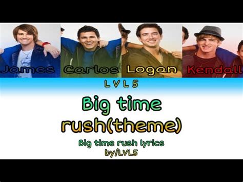 Big Time Rush Theme Lyrics Youtube