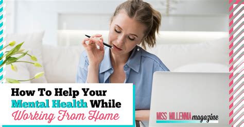 How To Maintain Your Mental Health While Working From Home