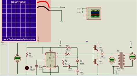 How To A Make Sine Wave Inverter With 555 Timer In Proteus Ettron Books