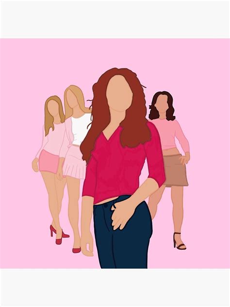 Mean Girls Minimalist Poster Art Print For Sale By Jec2016 Redbubble