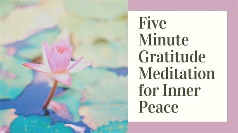 Powerful 5 Minute Guided Gratitude Meditation For Morning Or Evening ☀️