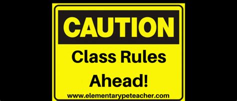 Class Rules For Pe Class Rules Pe Lesson Plans Pe Lessons