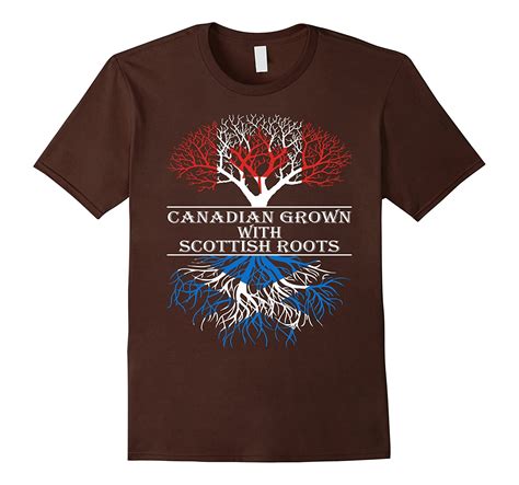 Canadian Grown With Scottish Roots T Shirt Tshirt Art Artvinatee