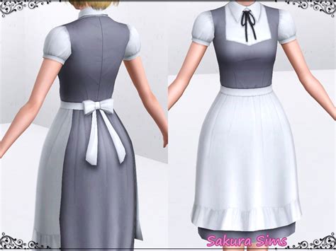 Entertainment World My Sims 3 Blog Maids Dress By Sakura