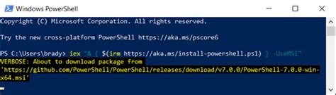 How To Install Powershell 7 On Windows 10 Arm Thomas Maurer Module