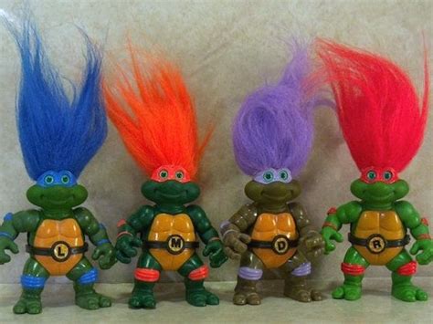 Ninja Turtle Troll Dolls Nostalgia