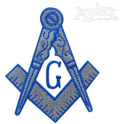 Free Freemason Masonic Machine Embroidery Design Apex