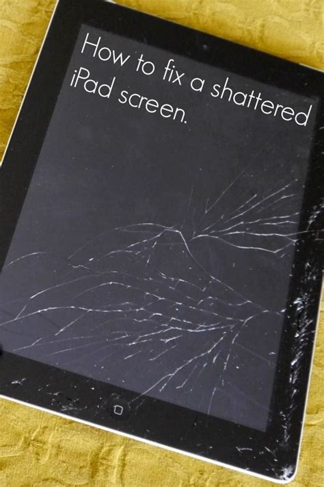 How To Fix A Shattered Ipad Screen Craft Ipad Repair Ipad