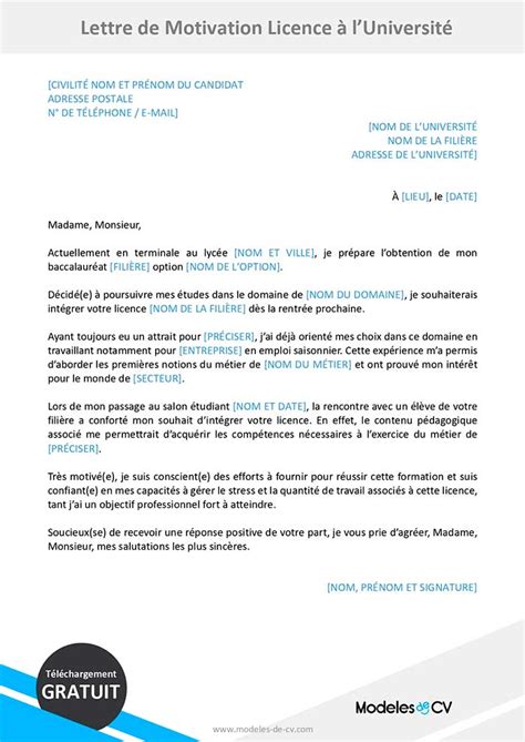 Exemple De Lettre De Motivation Pour Campus France Pdf Financial Report