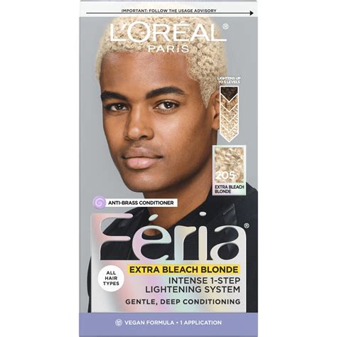 Loreal Paris Feria Permanent Hair Color 205 Bleach Blonding Extra