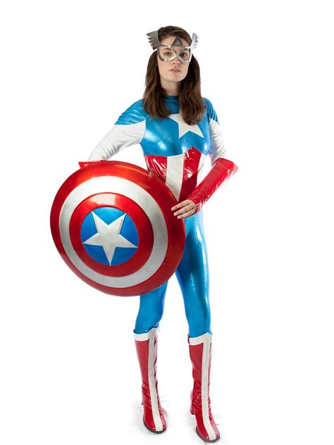miss captain america costume