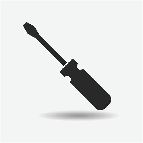 Screwdriver Icon Vector 8015135 Vector Art At Vecteezy