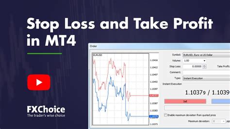 Stop Loss And Take Profit In Mt4 Youtube