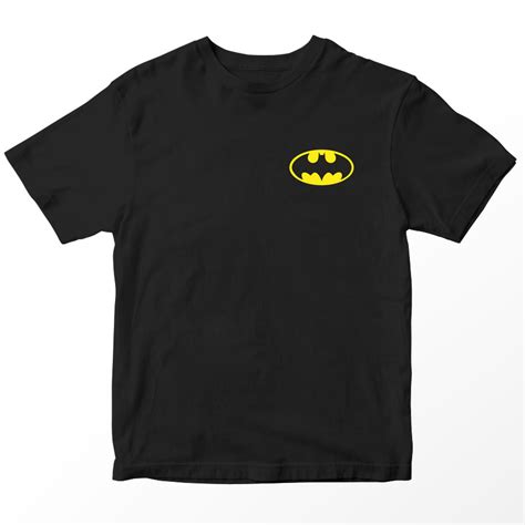 Dc Superhero Batman Logo T Shirt Children Costume Shirts Kids Outfit