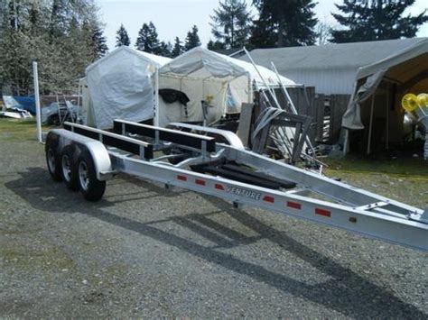 New 2014 Triple Axle Aluminum Boat Trailer 27 33ft 12600 6 Dis For