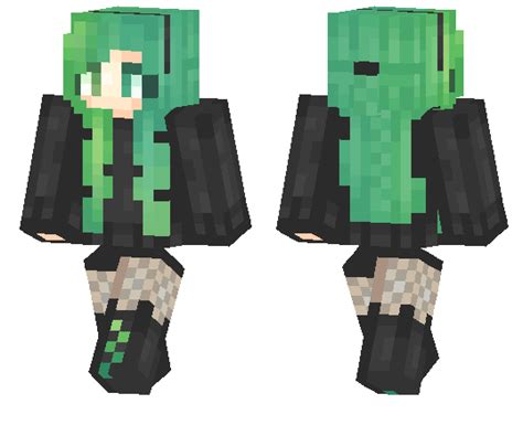 Green And Black Minecraft Pe Skins