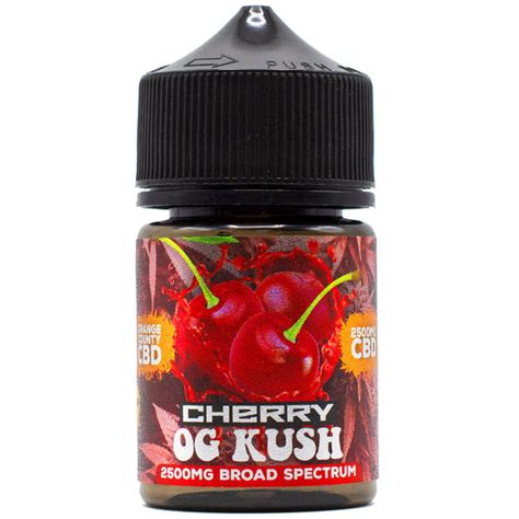 Cherry Og Kush Cali Range 50ml E Liquid By Orange County Cbd Vapox Uk