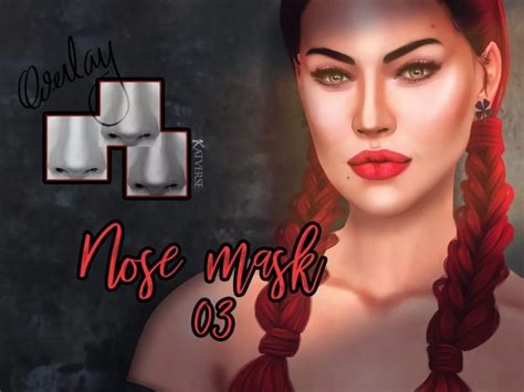 Nose Mask 03 Overlay At Katverse Sims 4 Updates