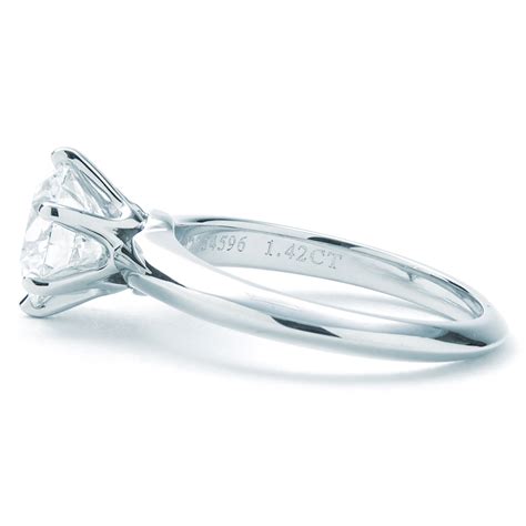 Tiffany And Co Solitaire Diamond Ring 142ct Hvs2 New York Jewelers