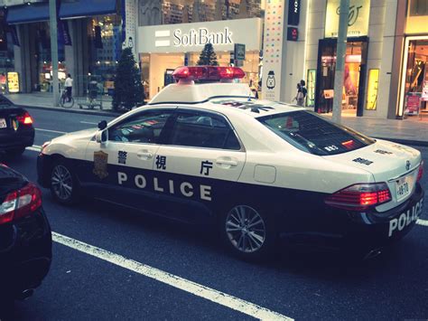 Tokyo Police Car Police Cars Police Department Metropolitan Tokyo Tokyo Japan