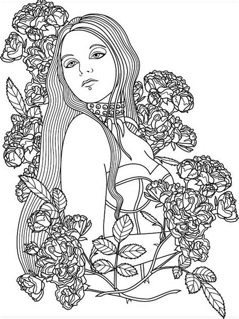 Printable Gothic Coloring Pages