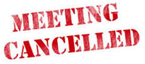 Tonights Meeting Has Been Cancelled Berkshirecoventry Neighborhood