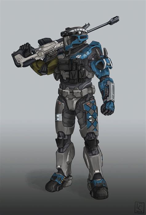 Commission Spartan A By The Chronothaur In Halo Armor Halo