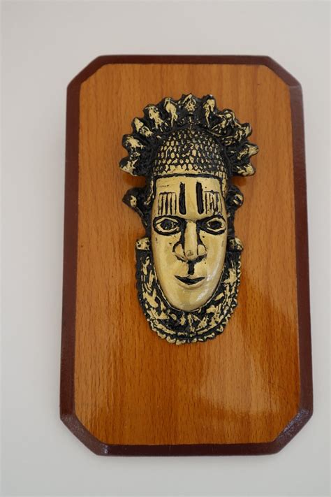 Iyoba Queen Mother Idia Handcrafted Wall Art Decor Etsy