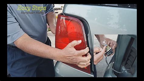 How To Replace Rear Signal Light | Tail Brake Light Bulb | Hazard