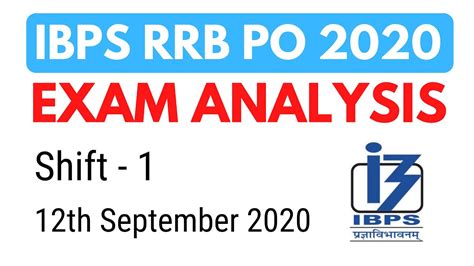 Ibps Rrb Po Shift Analysis Th September Youtube