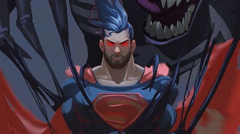 1366x768 Superman Vs Venom 1366x768 Resolution Hd 4k Wallpapers Images