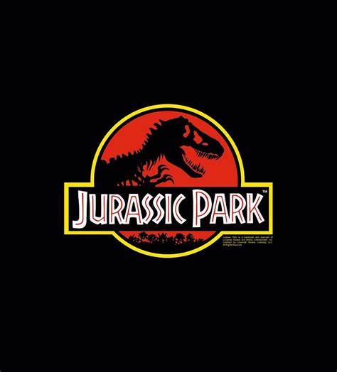 Jurassic Park Classic Logo Digital Art By Brand A Pixels