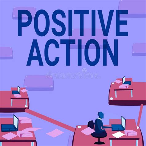Conceptual Display Positive Action Concept Meaning Doing Good Attitude