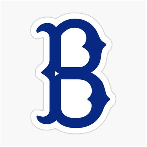 Brooklyn Dodgers Sticker Sticker For Sale By Alaree8 Redbubble