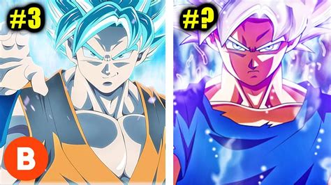 Dragon Ball 10 Strongest Saiyan Transformations Ranked Youtube