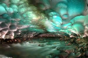 Beautiful Photos Offer Rare Glimpse Inside Otherworldly Illuminated Ice