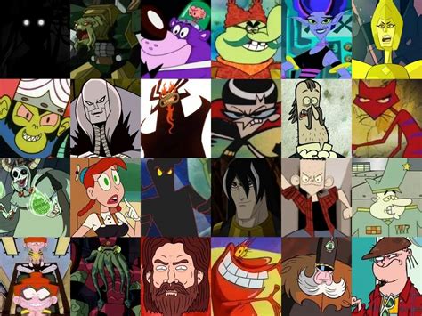 Villains Of Cartoon Network Animated Cartoon Characters Cartoon Tv