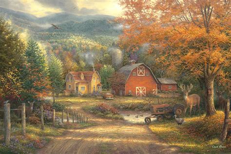 Country Roads Take Me Home Chuck Pinson Farm Paintings Country Roads Farm Art