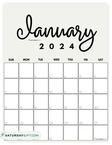 Free Printable Monthly Calendars 2024 In Cute And Aesthetic Pastel Colors