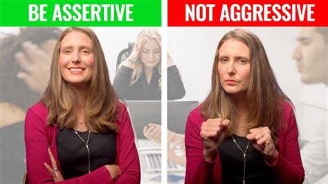 How To Be Assertive At Work Without Being Aggressive Be Assertive Not Aggressive Youtube