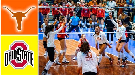 6 Texas Vs Ohio State Highlights Ncaa Women S Volleyball 2023 College Volleyball Youtube