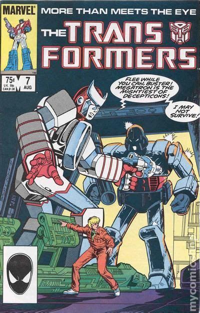 Transformers 1984 Marvel Comic Books